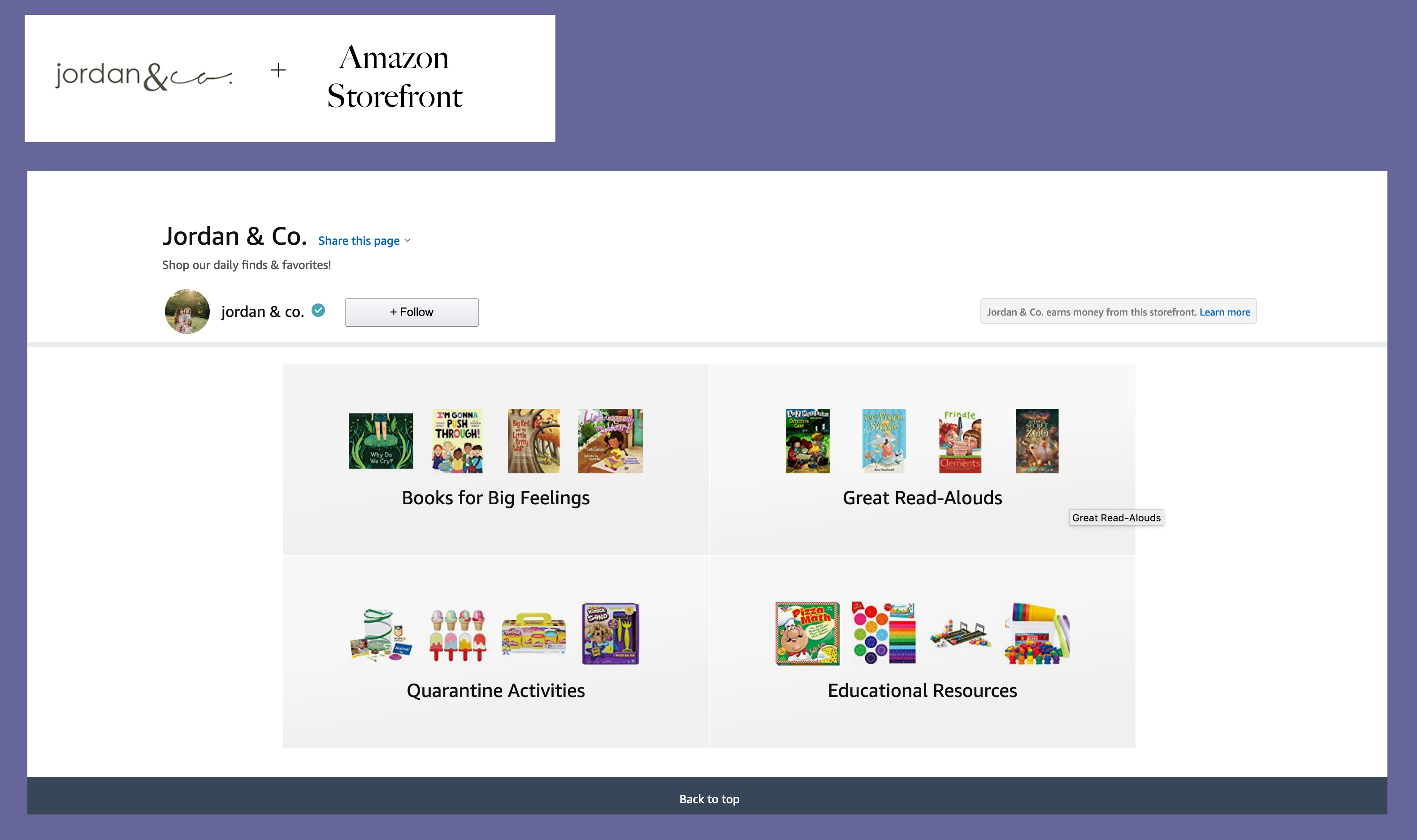 Amazon for blog